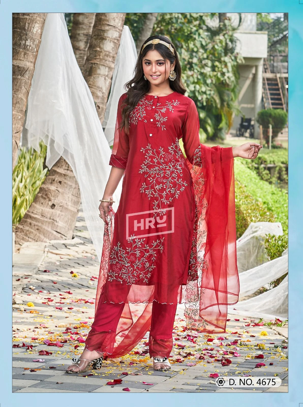 Hru Siddhi Vol 5 Siddhi Vol 5 Wholesale Readymade Salwar Suit Catalog — Wholesale Readymade Suit, MPA wholesale from Surat - Gallery Image 2